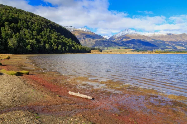 Yeni Zelanda Otago Bölgesi Nde Glenorchy Yakınlarında Diamond Gölü Arka — Stok fotoğraf