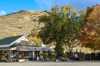 Tarras, Orta Otago bölgesinde küçük bir köy, Güney Adası, Yeni Zelanda. 