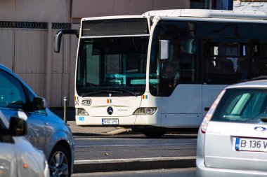 Bükreş toplu taşımacılık STB otobüsü Bükreş, Romanya, 2020