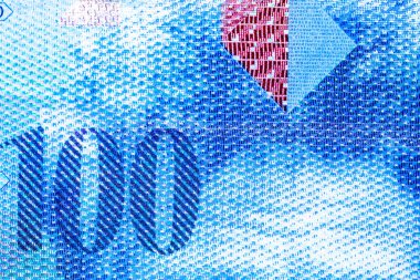 CHF banknotlarının detaylarına özen göster. İsviçre Frangı banknotlarının makro detaylarını kapat. Dünya para kavramı, enflasyon ve ekonomi kavramı