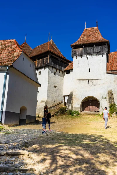 Architectural Details Medieval Church View Fortified Church Viscri Unesco Heritage — Stock Photo, Image