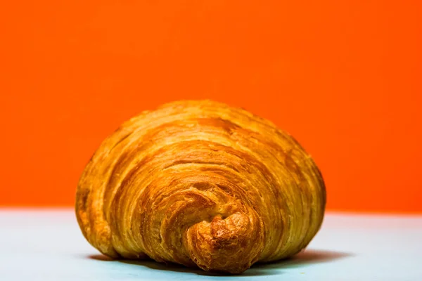 Концепция Свежего Круассана Французского Завтрака — стоковое фото