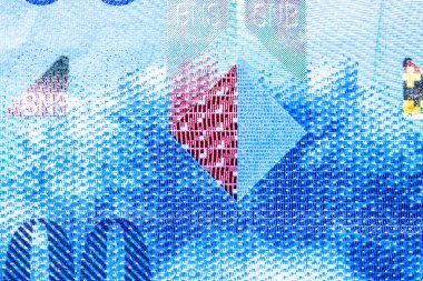 CHF banknotlarının detaylarına özen göster. İsviçre Frangı banknotlarının makro detaylarını kapat. Dünya para kavramı, enflasyon ve ekonomi kavramı