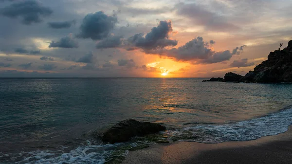 Barths Island Caribe Famosa Playa Shell Saint Barts Caribe — Foto de Stock