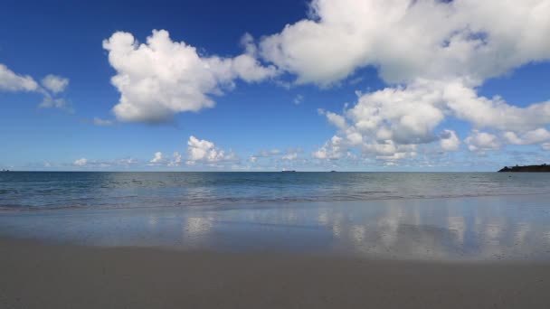 Playa Antigua Barbuda Indias Occidentales Mar Caribe — Vídeos de Stock