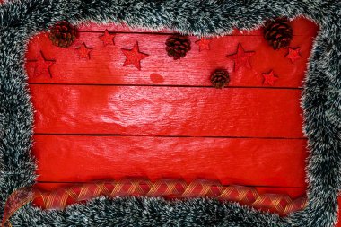 Noel konsepti düzleşmişti. Noel arkaplan kopyalama alanı