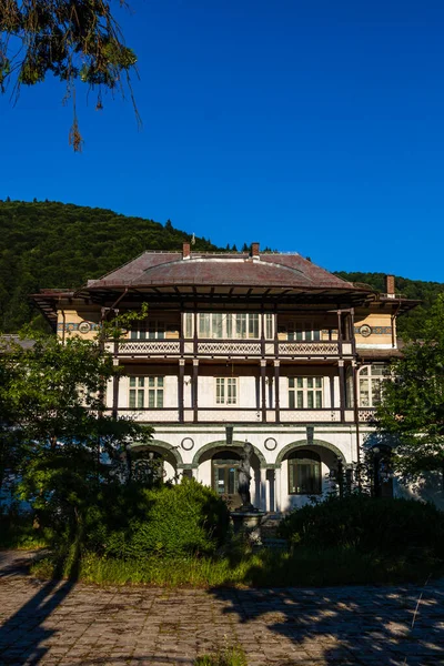 Architecture Baroque Style Boulevard Carol First Sinaia City Romania 2021 — Stock Photo, Image