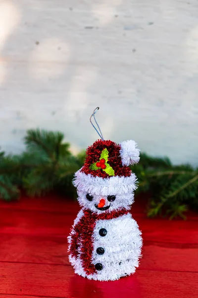 Weihnachtskomposition Mit Saisonalen Dekorationen Und Ornamenten — Stockfoto