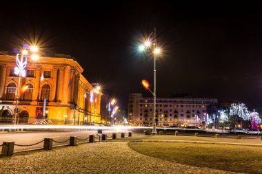 Bükreş, Romanya 'da hafif patikalar ve gece fotoğrafçılığı, 2021