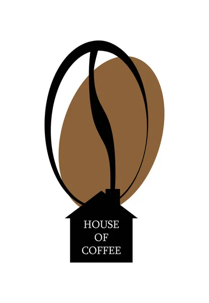Modello Logo Icona Caffè Illustrazione Isolata Vettoriale — Vettoriale Stock