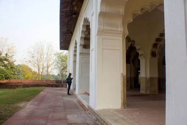 Mumtaz Mahal Indien Tourismus Hintergrund Rotes Fort Lal Qila Delhi — Stockfoto