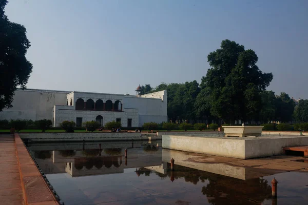 India Reizen Toeristische Achtergrond Red Fort Lal Qila Delhi World — Stockfoto