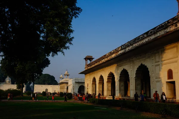 Rang Mahal Palais Couleur Est Situé Dans Fort Rouge Delhi — Photo