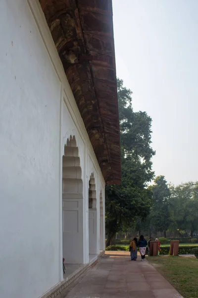 Mumtaz Mahal Índia Travel Tourism Background Red Fort Lal Qila — Fotografia de Stock