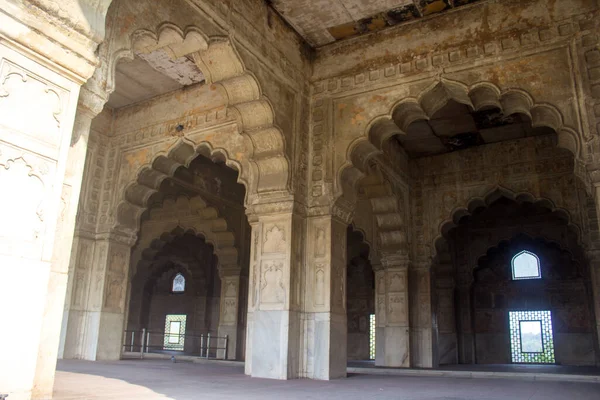 Mumtaz Mahal Hindistan Seyahat Turizm Arkaplanı Kızıl Kale Lal Qila — Stok fotoğraf