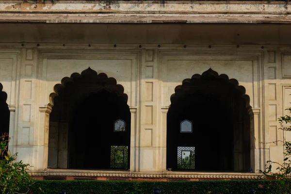 Indien Reisetourismus Hintergrund Red Fort Lal Qila Delhi Weltkulturerbe Delhi — Stockfoto