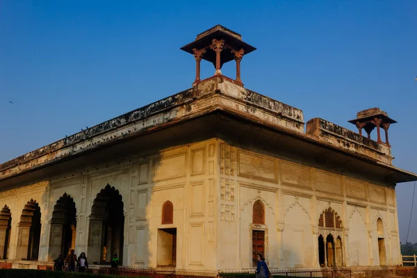 Rang Mahal Palace Colour Βρίσκεται Στο Κόκκινο Φρούριο Δελχί — Φωτογραφία Αρχείου