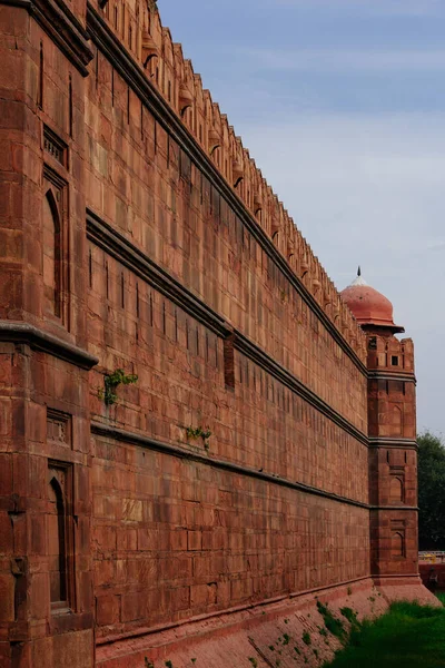 Índia Viagem Turismo Fundo Red Fort Lal Qila Delhi Património — Fotografia de Stock