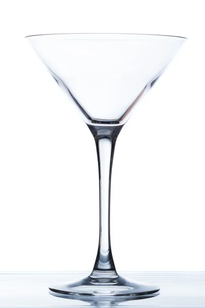 Ett tomt martini-glass – stockfoto