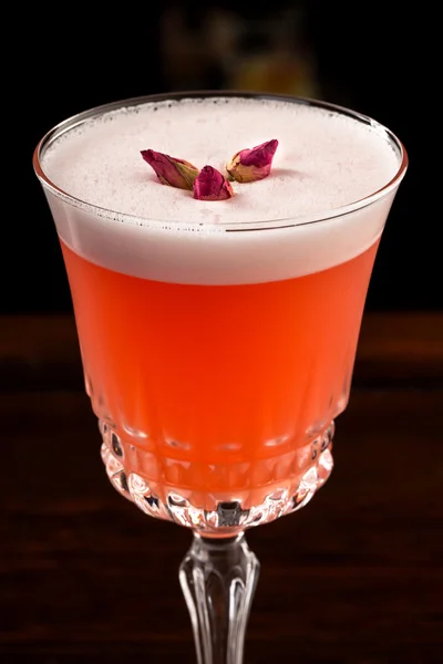 Cocktail de rosa francês — Fotografia de Stock