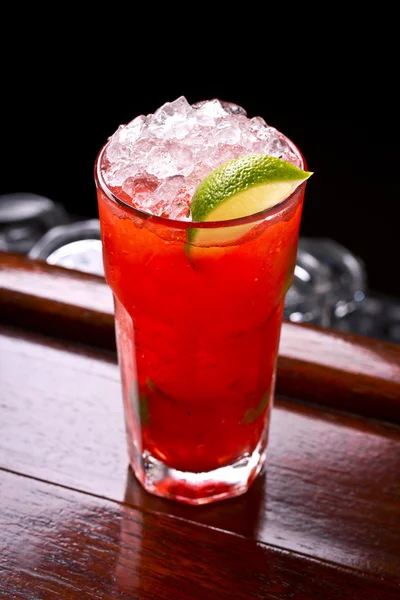 Cocktail Caipiroska in vetro highball — Foto Stock