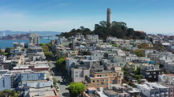 San Francisco, CA, USA. Dense development of the Bay Area with skyscrapers — Stock Video