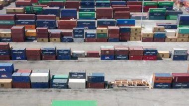 Miami limanı, dünya çapında ithalat ve ihracat, nakliye gemisi