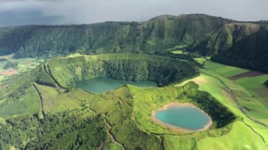Miradouro do Cerrado das Freiras 'ın doğal manzarası, Sao Miguel Adası, Azores
