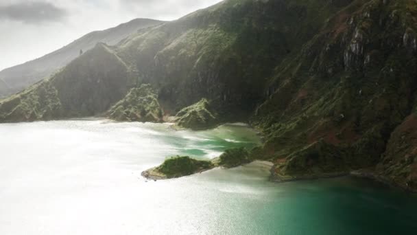 Imágenes aéreas de un hermoso parque sin gente — Vídeos de Stock