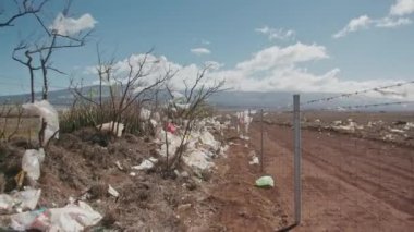Çöp 4K görüntüleri, doğa ve ekoloji felaketi, iklim değişikliği ABD Hawaii 'ye neden oldu