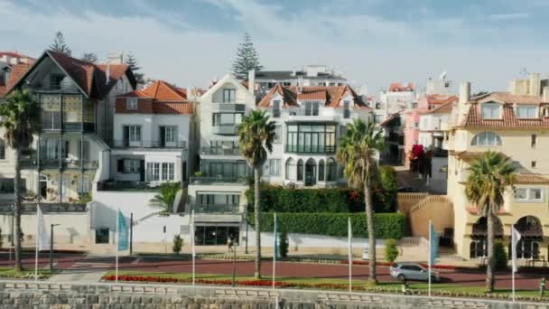 Erstaunliche alte Architektur der mediterranen Stadt — Stockvideo