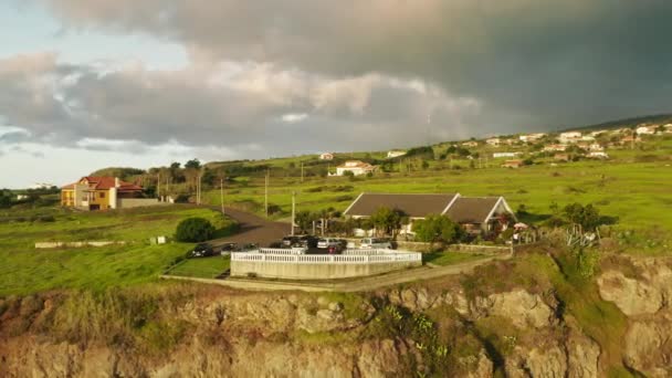 Un archipel subtropical dans l'océan Atlantique vu d'en haut — Video