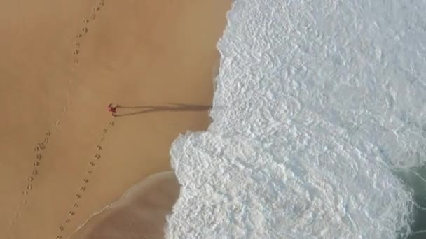 Όμορφη φυσική έμπνευση του παράκτιου τοπίου με θάλασσα — Αρχείο Βίντεο