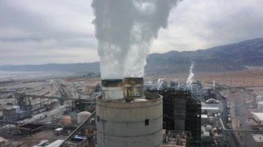 Küresel ısınma 4K hava ve endüstriyel boruların kapatılması ABD 4K