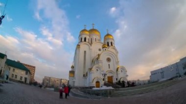 İsa'nın doğuşu, krasnoyarsk, hyperlapse Kilisesi