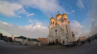 İsa'nın doğuşu, krasnoyarsk, hyperlapse Kilisesi