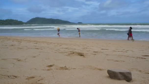 Patong beach, tidsinställd — Stockvideo