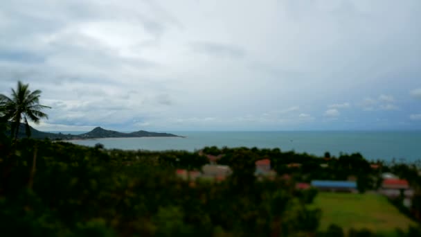 Samui panorama lapso de tempo — Vídeo de Stock