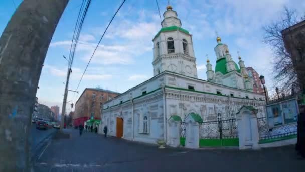 Fürbitte-Kathedrale, Zeitraffer, Hyperlapse — Stockvideo