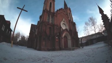 Krasnoyarsk Katolik Katedrali ve organ salonda