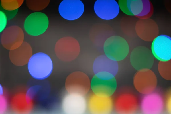 Abstrakte Unschärfe Lichter Des Weihnachtsbaums Weicher Fokus Und Unschärfe Bokeh — Stockfoto