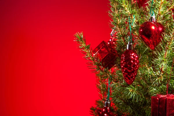 Decoración de Navidad y Año Nuevo con brillo brillante — Foto de Stock
