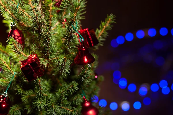 Fir with christmas toys — Stock Photo, Image