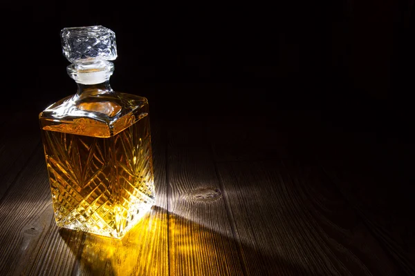 Whiskey in a decanter — Stock Photo, Image