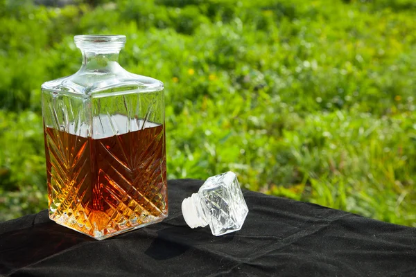 Whiskey in een karaf — Stockfoto
