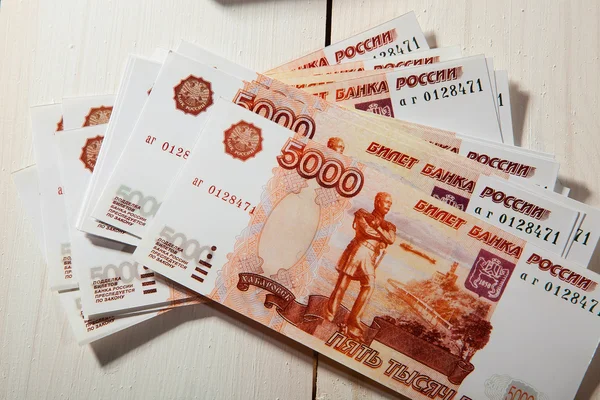 Rosyjski Rubel banknotów — Zdjęcie stockowe