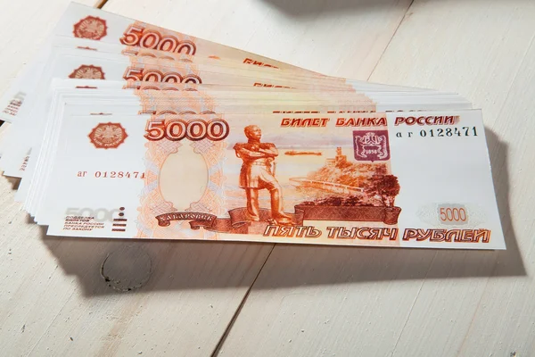 Rosyjski Rubel banknotów — Zdjęcie stockowe