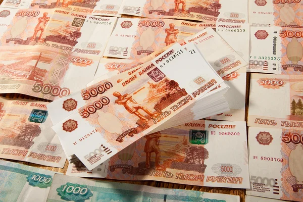 Rosyjski Rubel banknotów — Zdjęcie stockowe