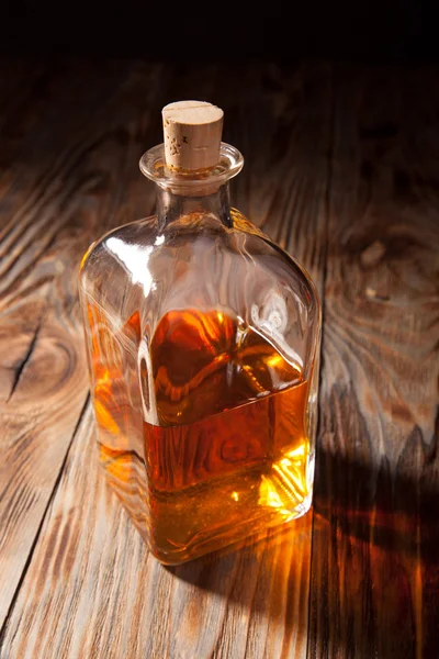 Láhev brandy — Stock fotografie