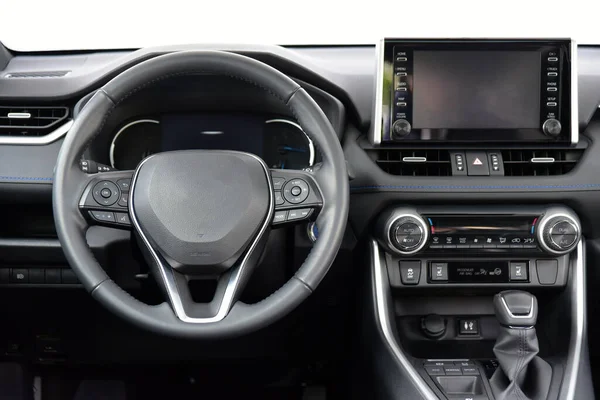 Dashboard Van Een Moderne Suv — Stockfoto